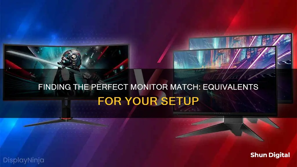 how to find an equivilant monitor