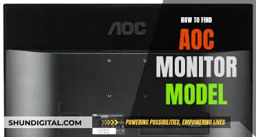 Finding Your AOC Monitor Model: A Step-by-Step Guide