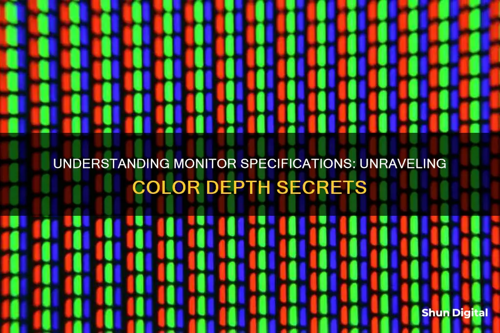 how to find color depth of monitor