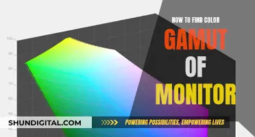 Finding Your Monitor's Color Gamut: A Step-by-Step Guide