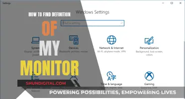 Understanding Monitor Specifications: A Guide to Finding Your Monitor's Definition