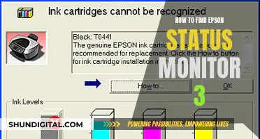 Finding Epson Status Monitor 3: A Step-by-Step Guide