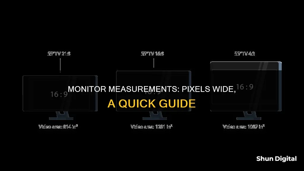 how to find how many pixels wide your monitor is