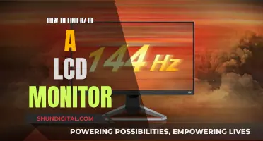 Finding the Hz of Your LCD Monitor