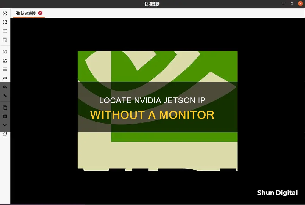 how to find ip of nvidia jetson without monitor