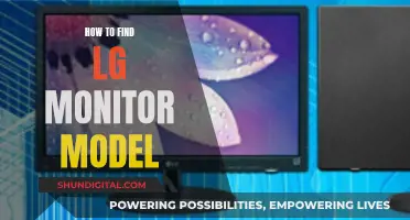 Finding Your LG Monitor Model: A Step-by-Step Guide