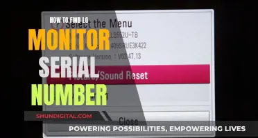 Locating Your LG Monitor: Finding the Serial Number