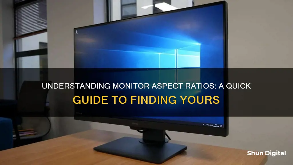 how to find monitor aspect ratio