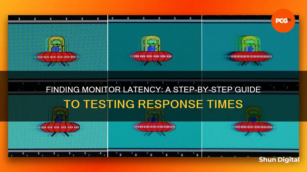 how to find monitor latency