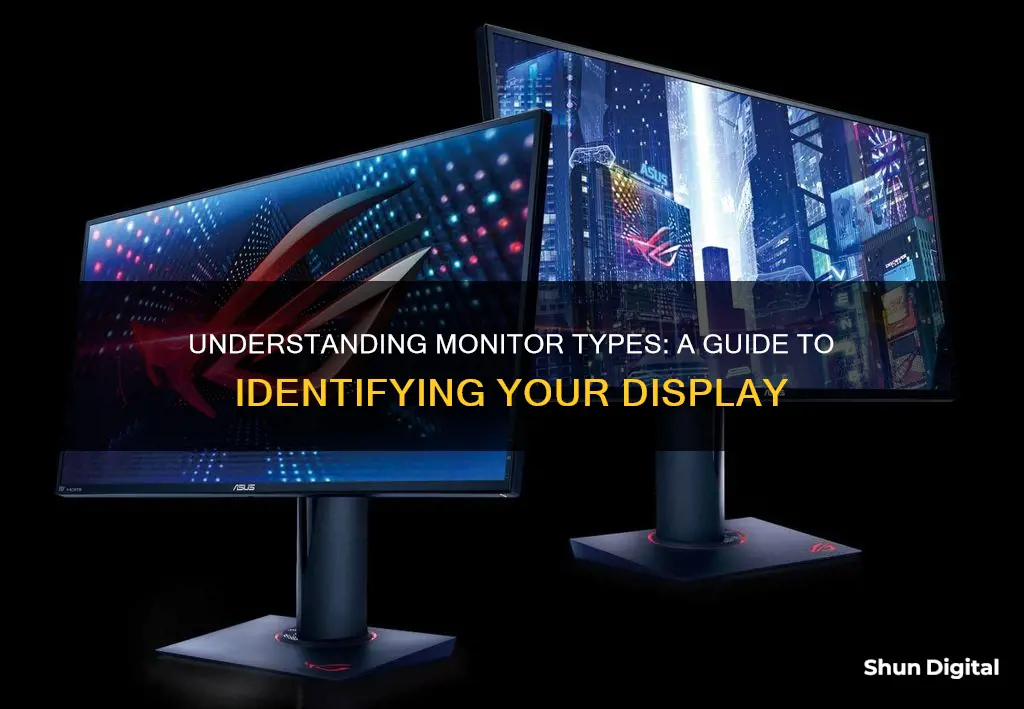 how to find monitor type