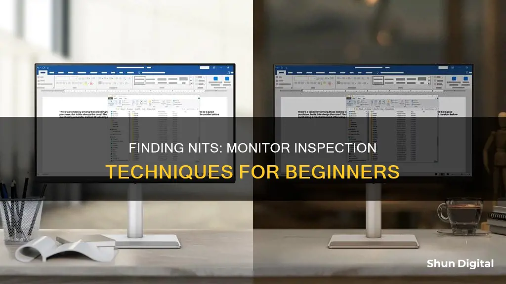 how to find nits for a monitor