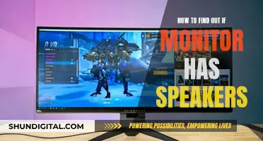 Finding Speakers in Your Monitor: A Step-by-Step Guide