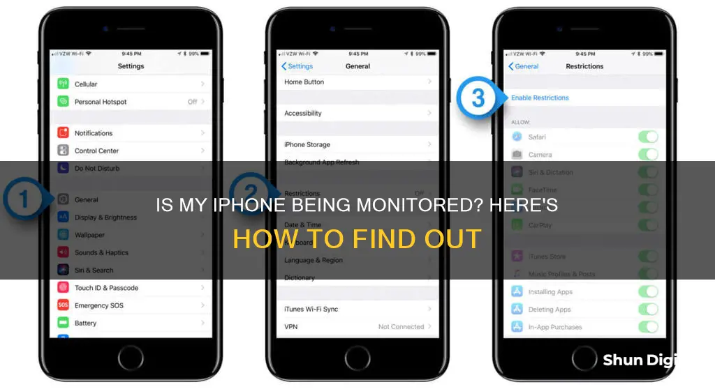 how to find out if my iphone is being monitored