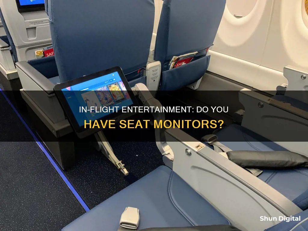 how to find out if your plane has seat monitors