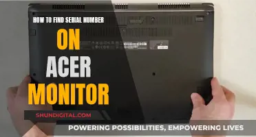 Locating Your Acer Monitor: Serial Number Search