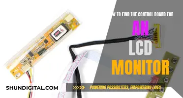 Finding the Control Board for Your LCD Monitor