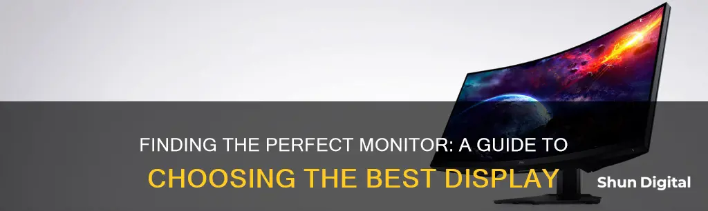 how to find the right monitor