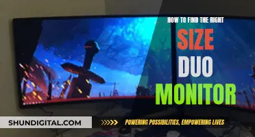 Finding the Perfect Duo Monitor: Size Considerations