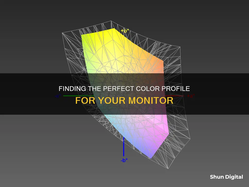 how to find your monitor color profile