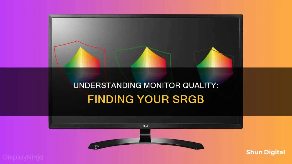 how to find your monitor srgb