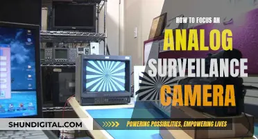 Focusing Analog Surveillance Cameras: A Step-by-Step Guide