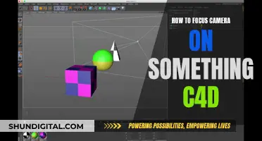 Focusing Your Camera in Cinema 4D: Tips and Tricks