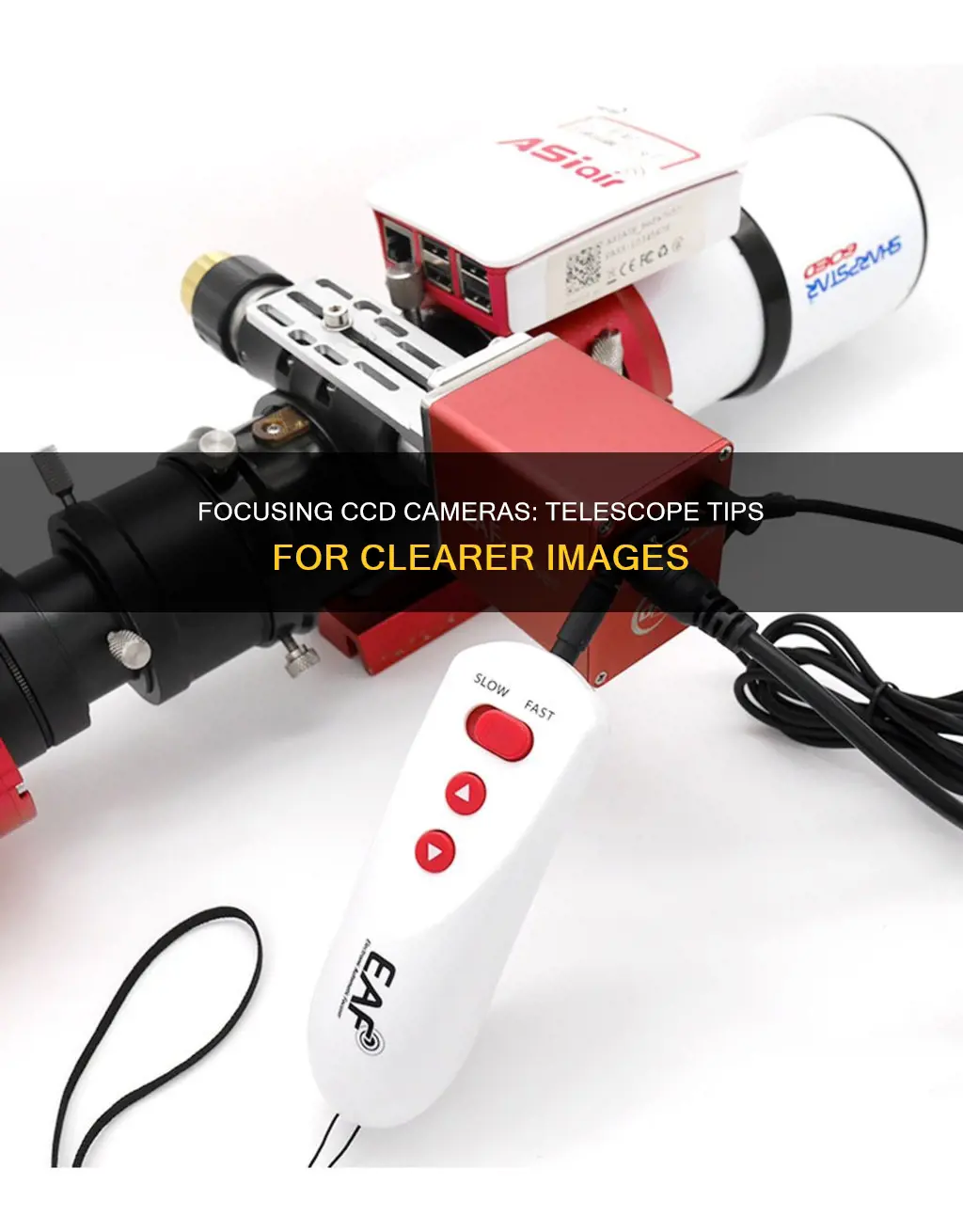 how to focus ccd camera on telescope