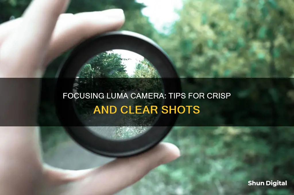 how to focus luma camera