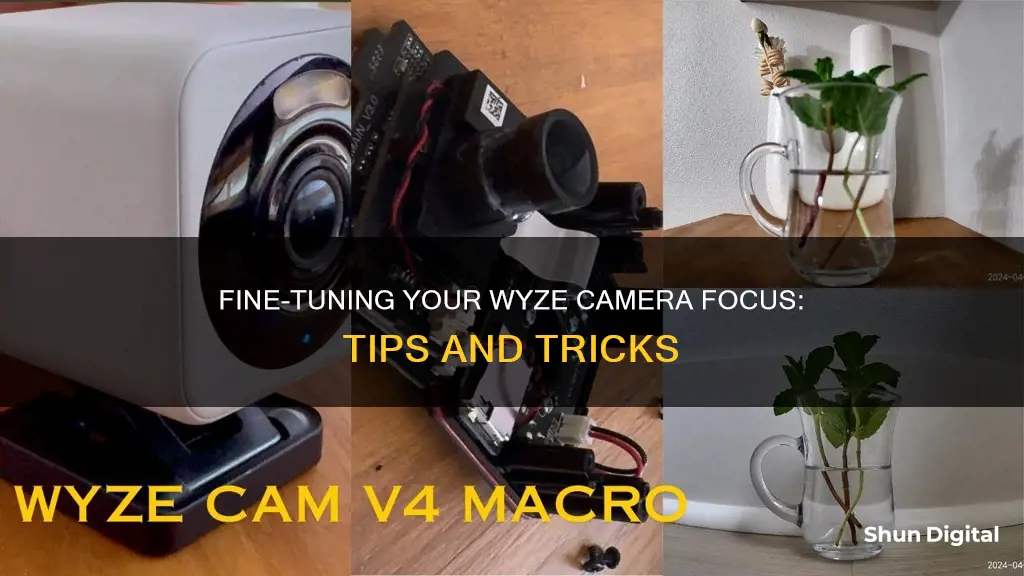 how to focus wyze camera