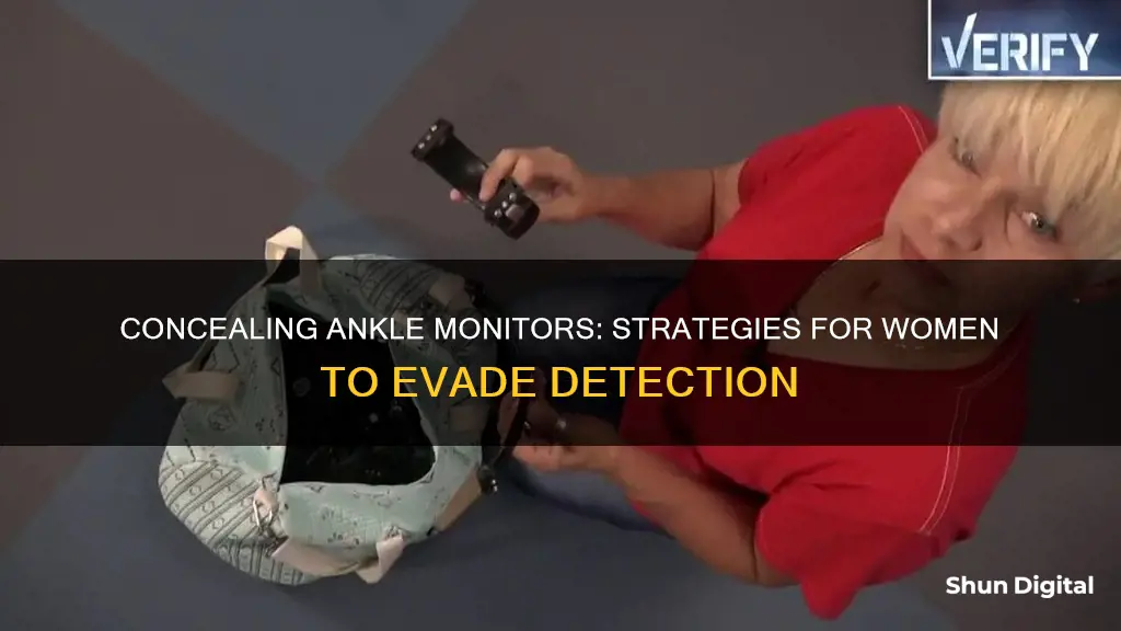 how to for women hiding ankle monitor