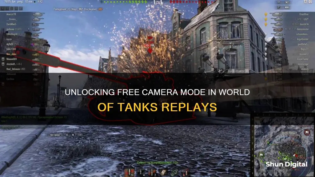 how to free camera mod wot replay