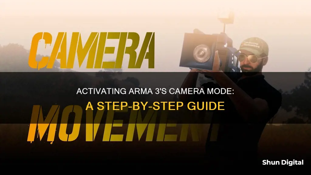 how to go to camera mode in arma 3