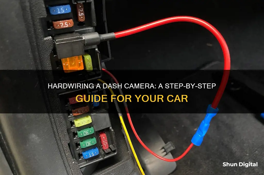 how to hardwire a car dash camera