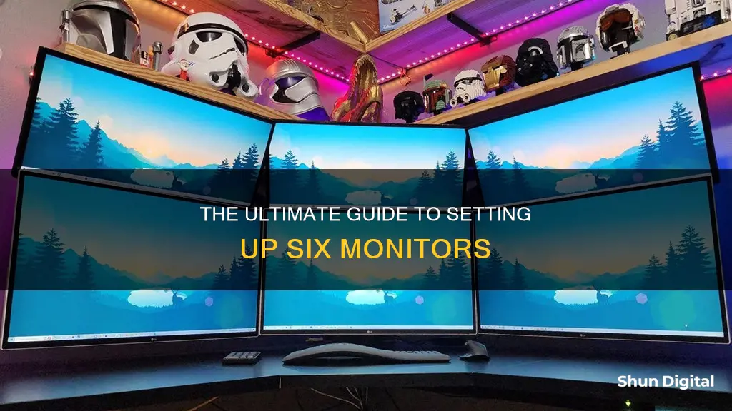 how to have a six monitor setup