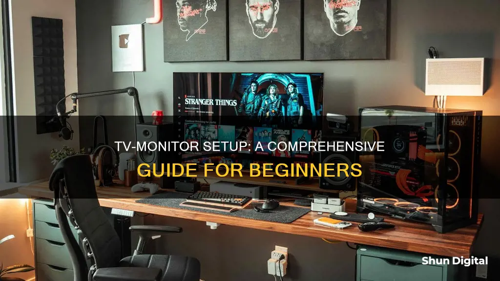 how to have a tv and monitor setup