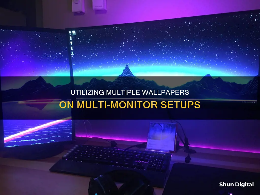 how to have multiple wallpapers on a multi monitor setup