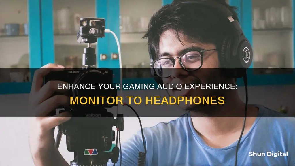 how to hear switch on monitor through headphones