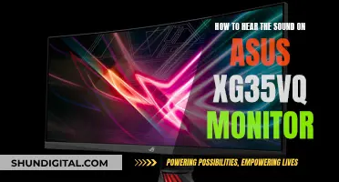 Setting Up Audio on Your ASUS XG35VQ Monitor