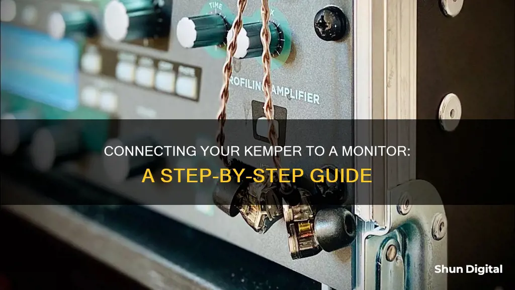 how to hook a kemper up to a monitor