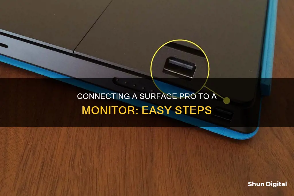 how to hook a surface pro to a monitor