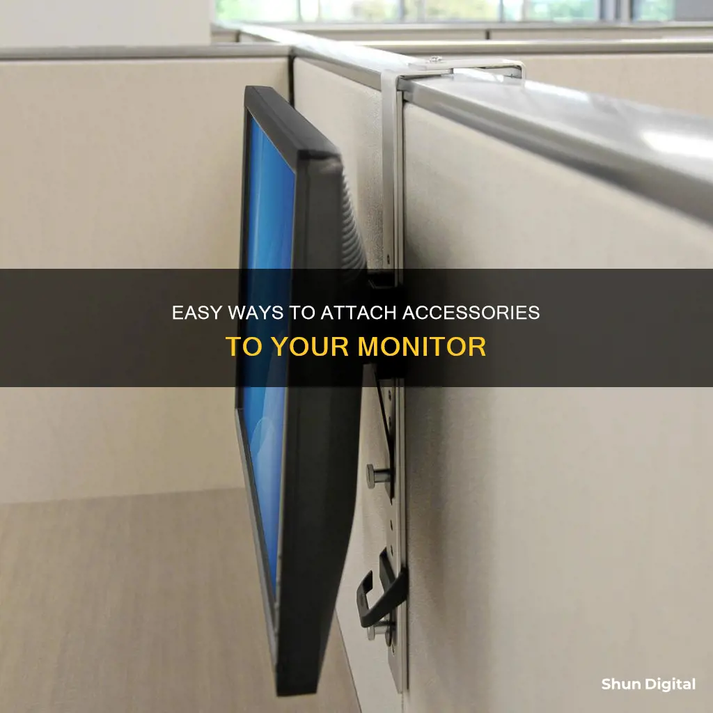 how to hook accessories to monitor