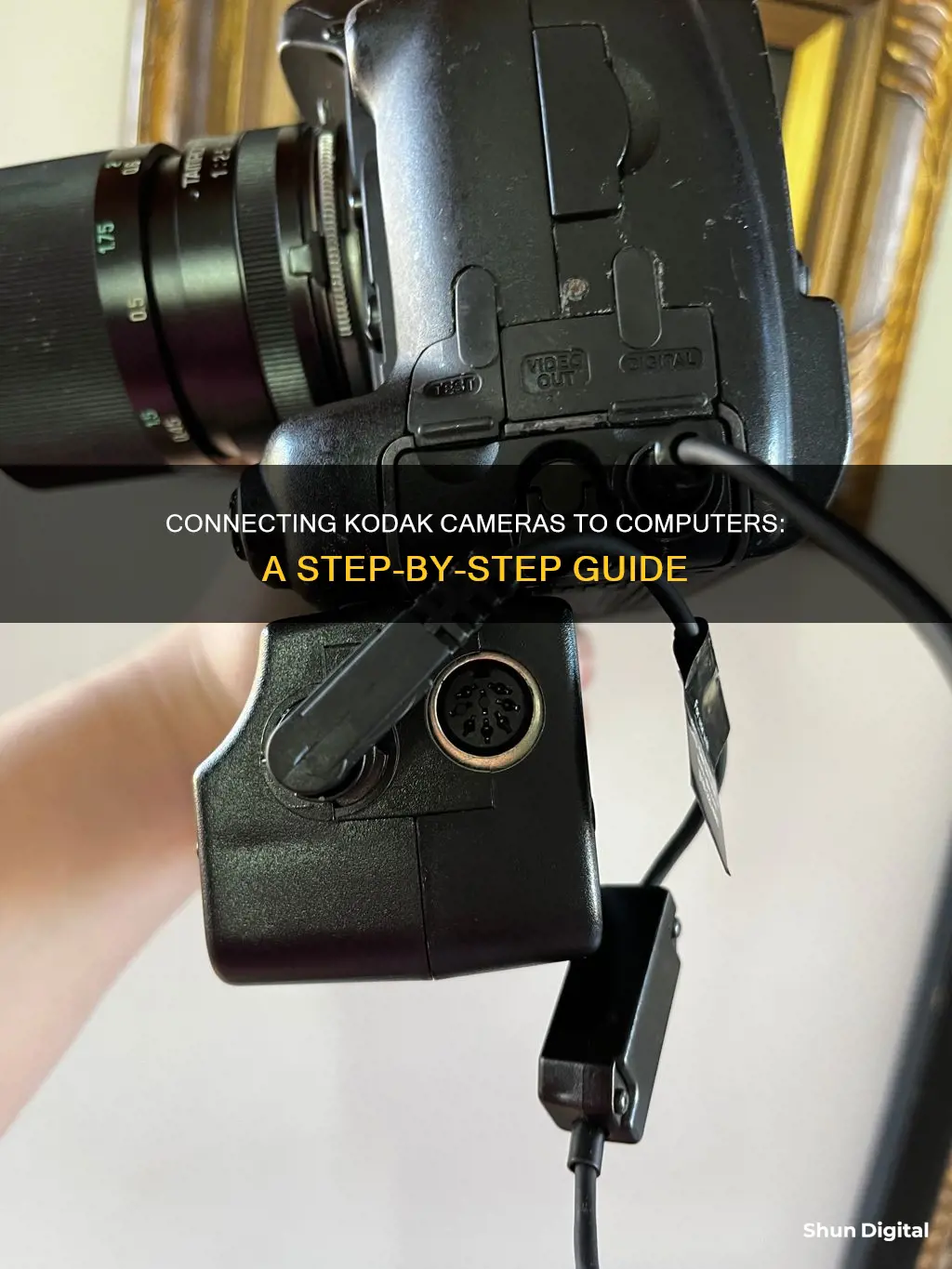 how to hook kodak camera to computer