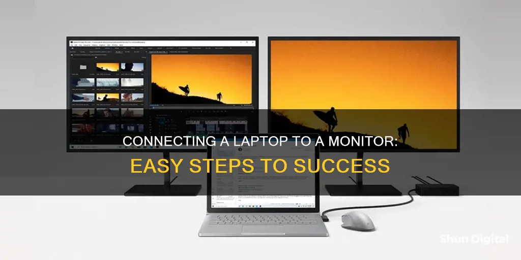 how to hook laptopt o monitor