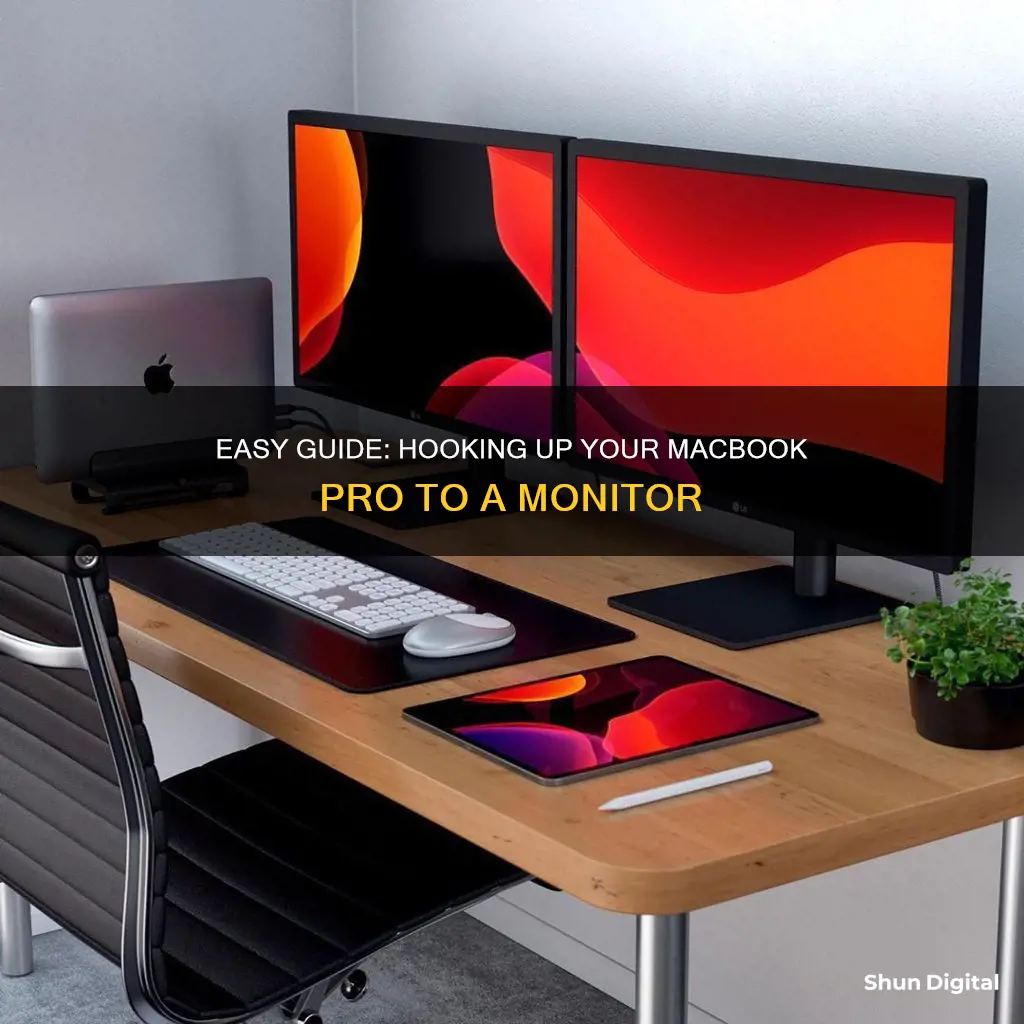 how to hook mackbook pro to monitor