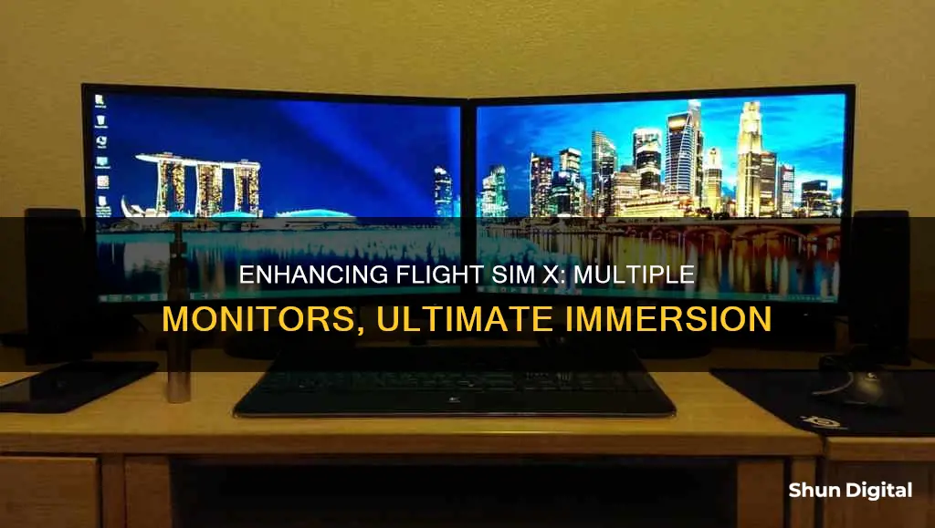 how to hook multiple monitors for flight sim x