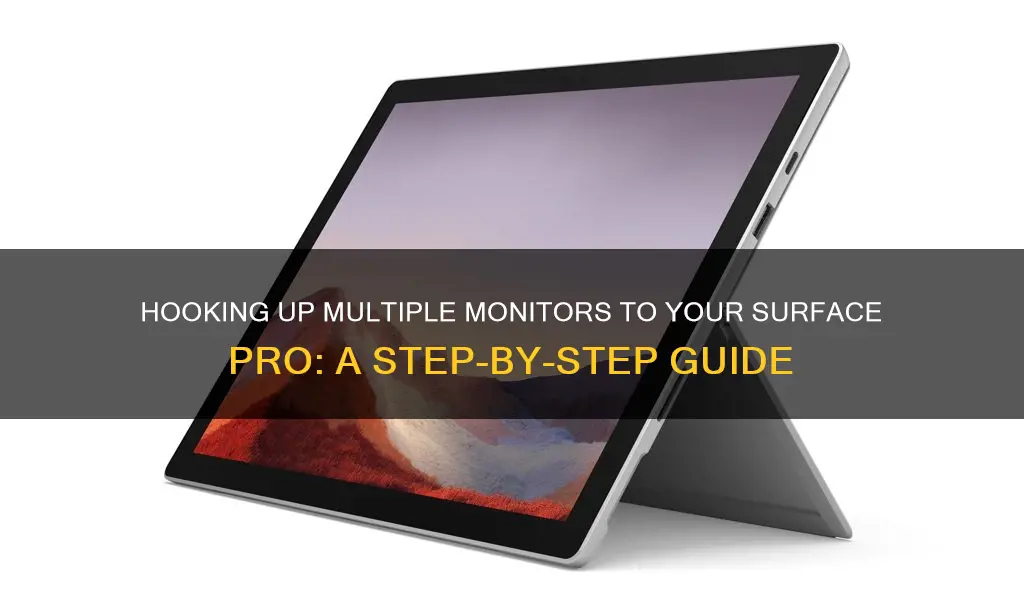 how to hook multiple monitors to surface pro