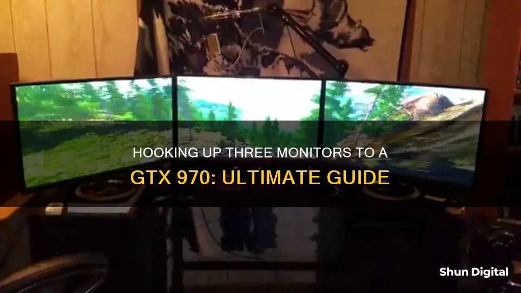 how to hook three monitors up to gtx 970