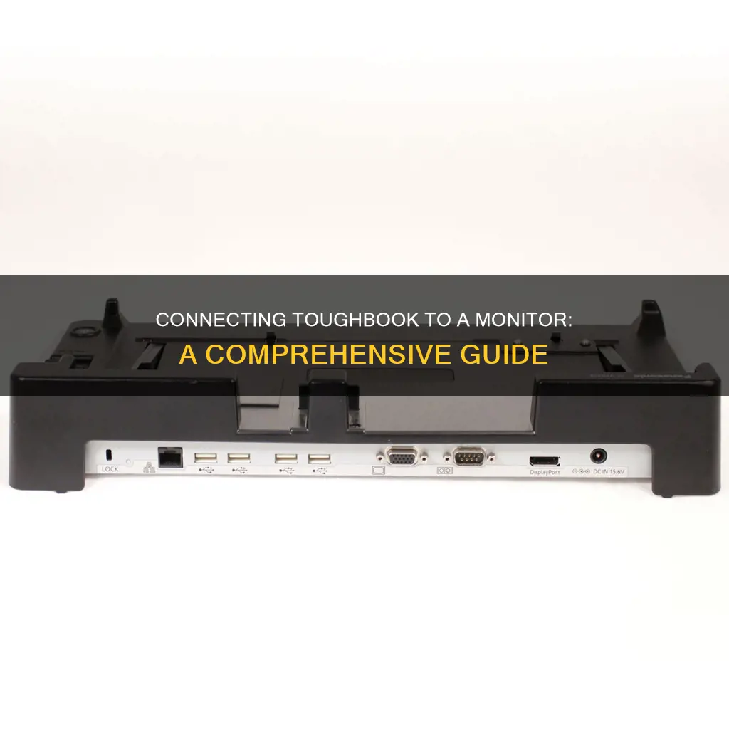 how to hook toughbook to monitor