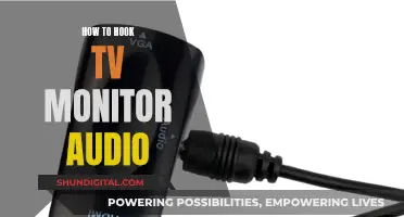 Hooking Up TV Monitor Audio: A Simple Guide