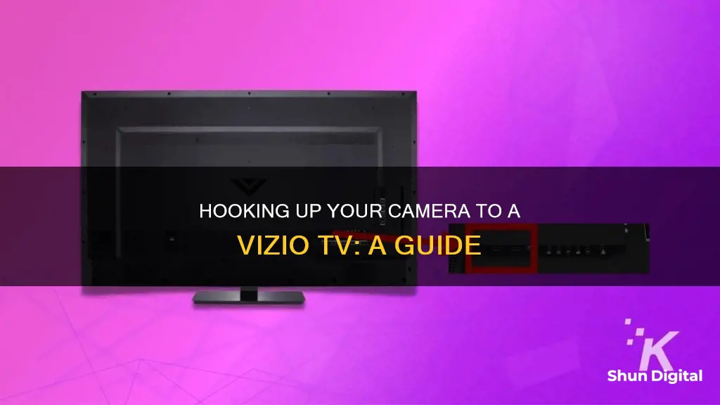 how to hook up a camera to a vizio tv